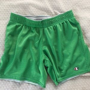 Green champion shorts